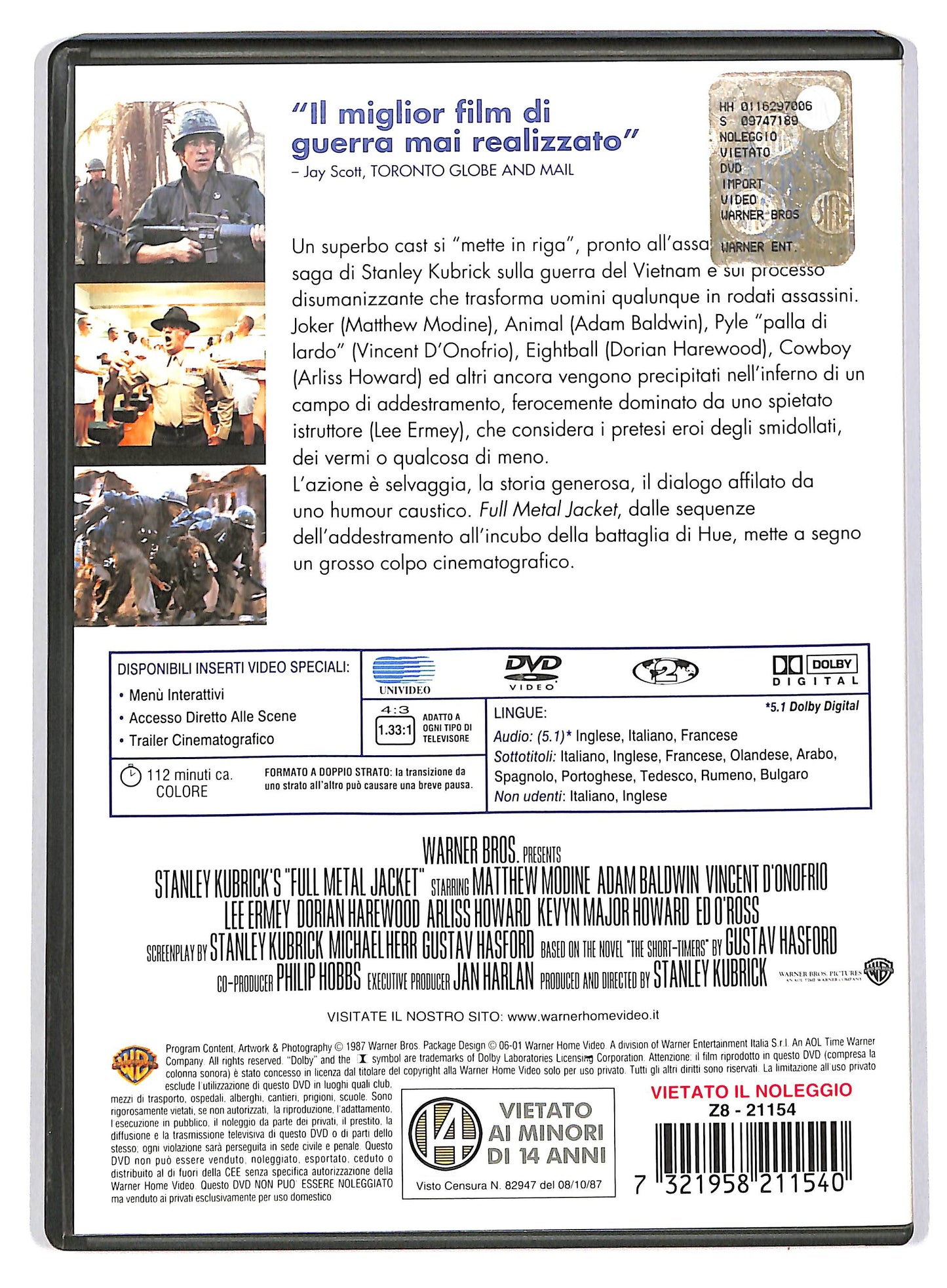 EBOND Full metal jacket DVD DB587129