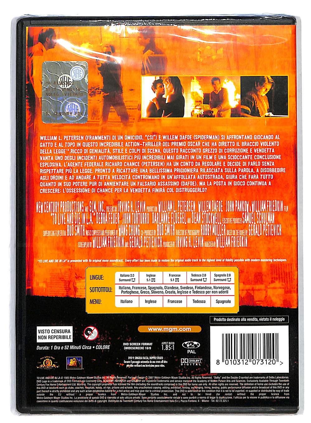 EBOND Vivere e morire a Los Angeles DVD DB587148