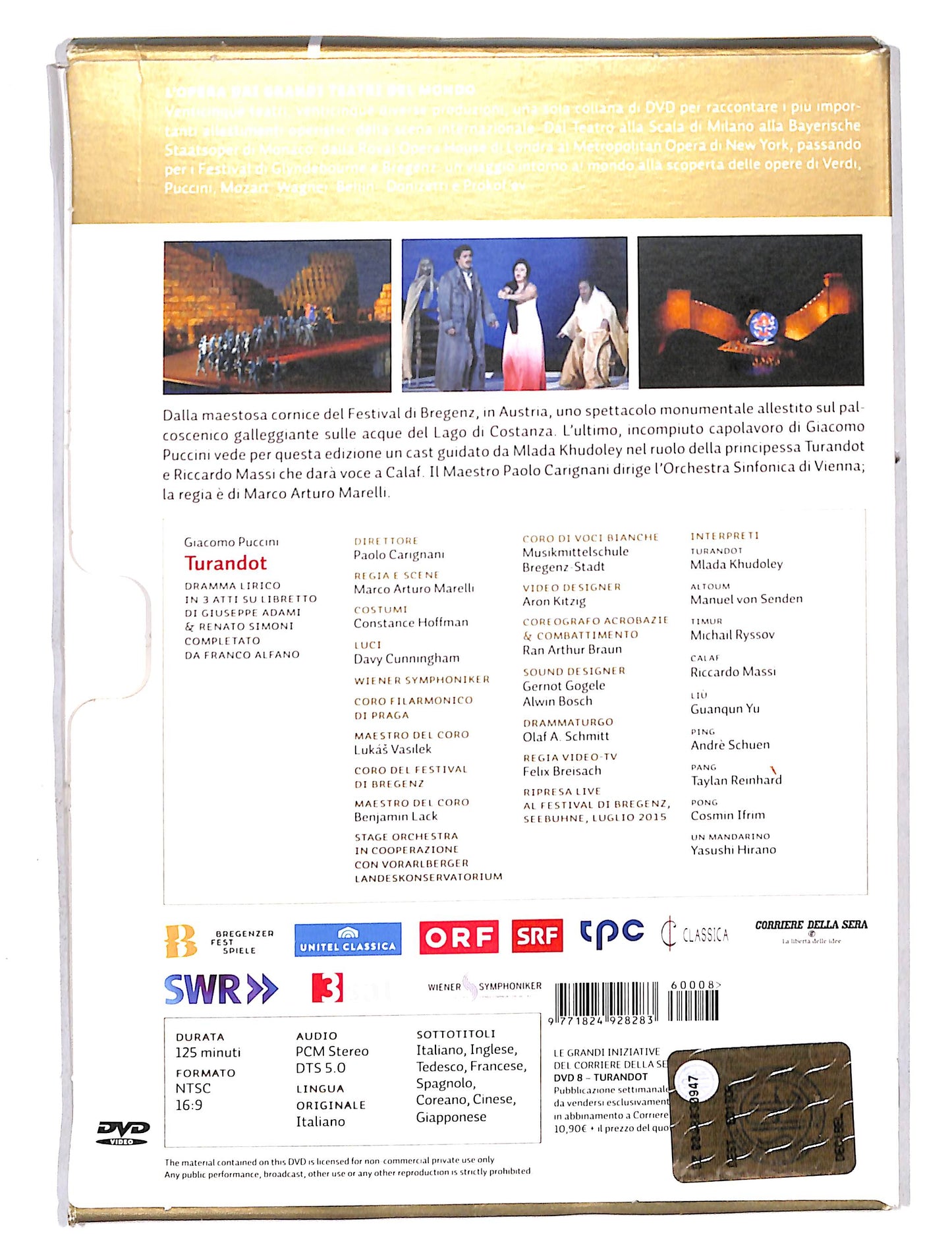 EBOND L'opera dai grandi teatri del mondo - Turandot vol.8 DVD DB587306