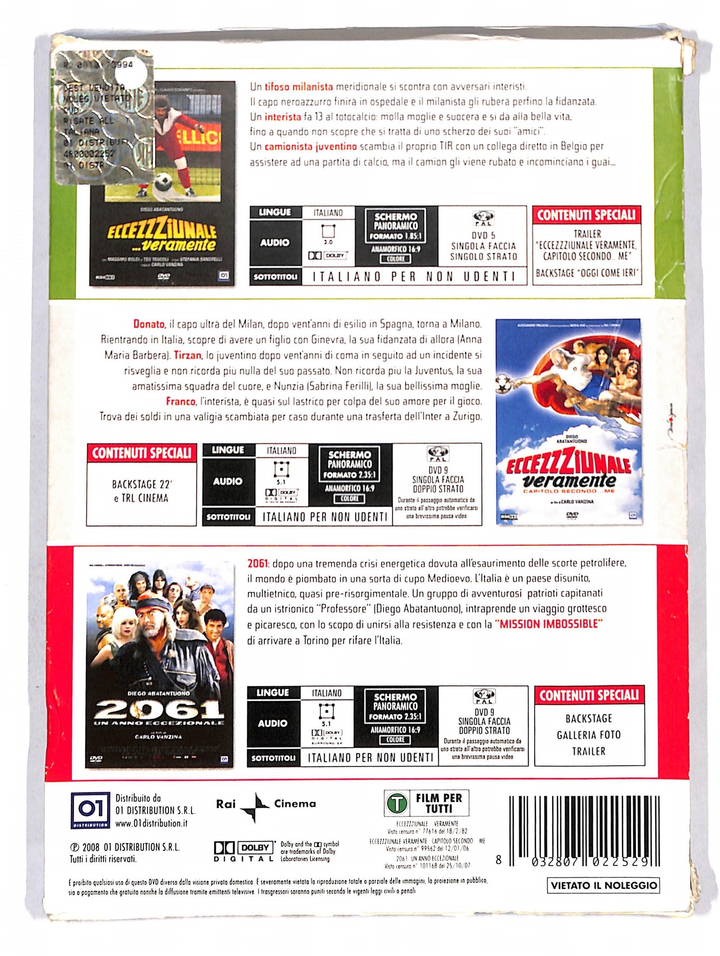 EBOND Abatantuono & Vanzina - risate all'italiana DVD DB587313