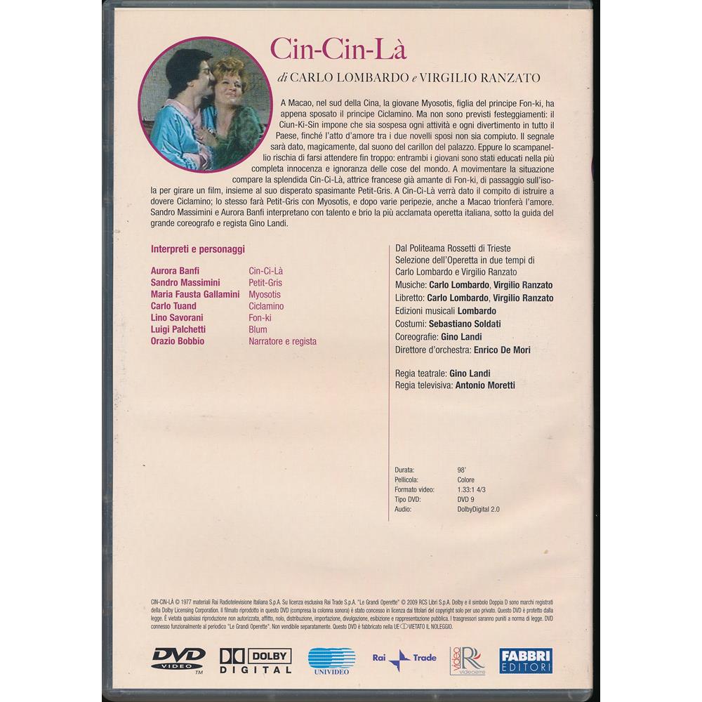 EBOND Cin-Cin-La - Le Grandi Operette - Fabbri Editore DVD DB587316