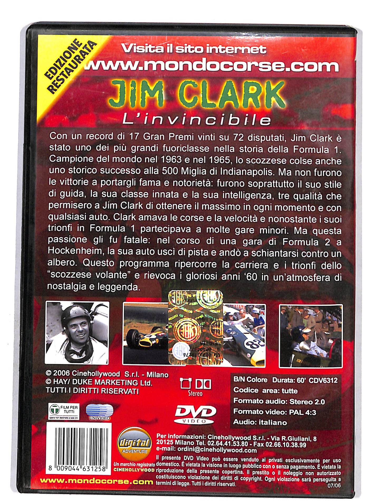 EBOND Mondocorse Jim Clarl l'invincibile DVD DB587320