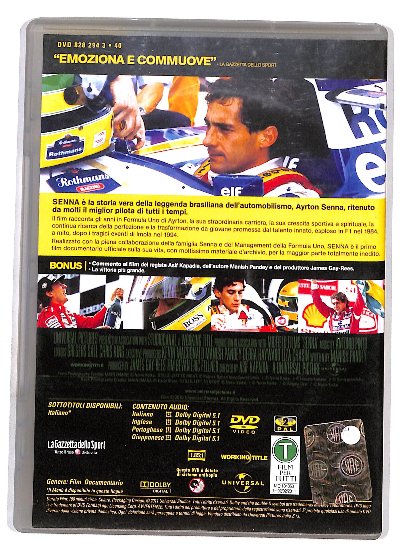 EBOND Senna EDITORIALE DVD DB587327