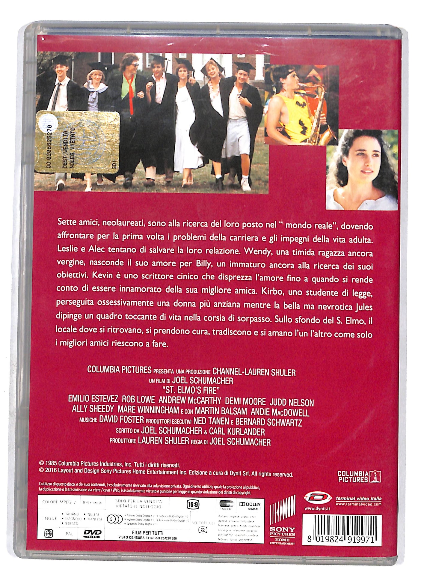 EBOND St. Elmo's Fire DVD DB587364