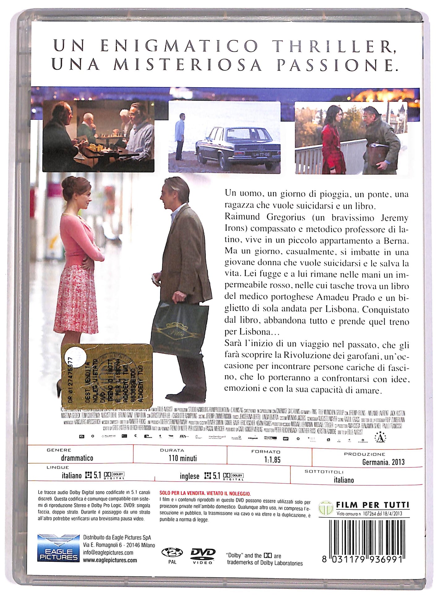 EBOND Treno di notte per Lisbona DVD DB587724