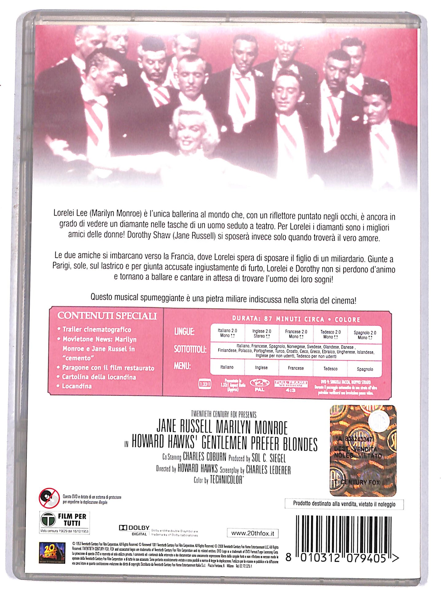 EBOND Gli uomini preferiscono le bionde DVD DB587738