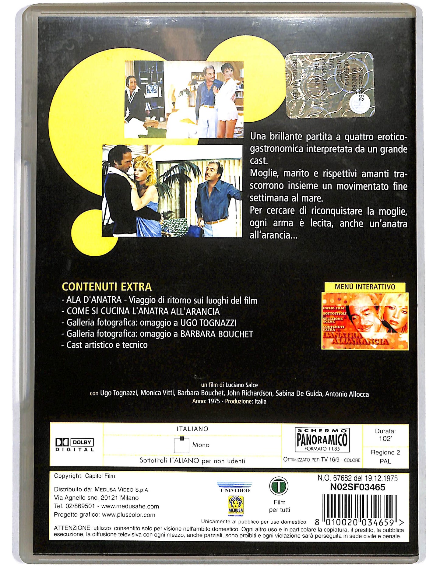 EBOND L'anatra all'arancia DVD DB587758