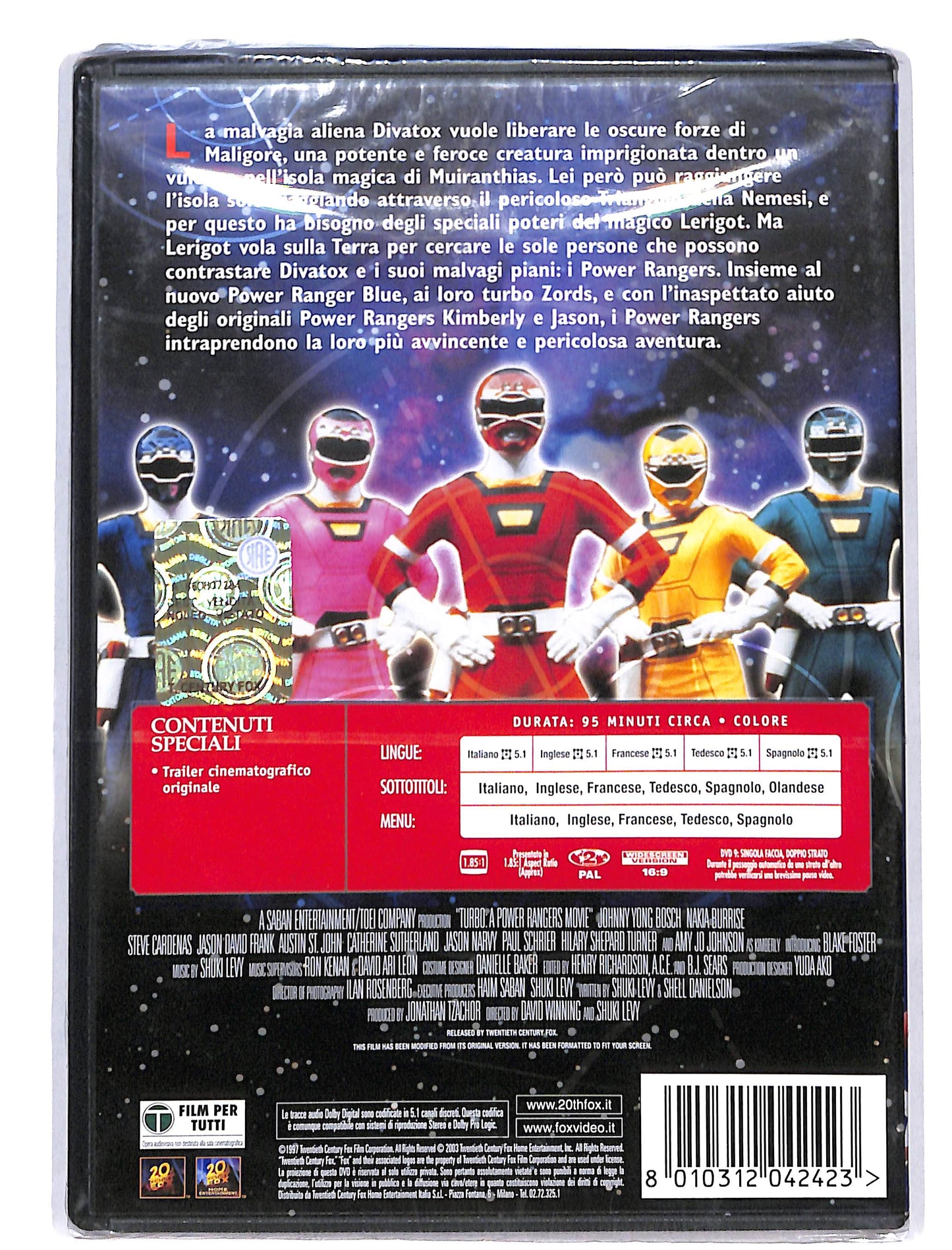 EBOND Turbo Power Rangers il film DVD DB587920