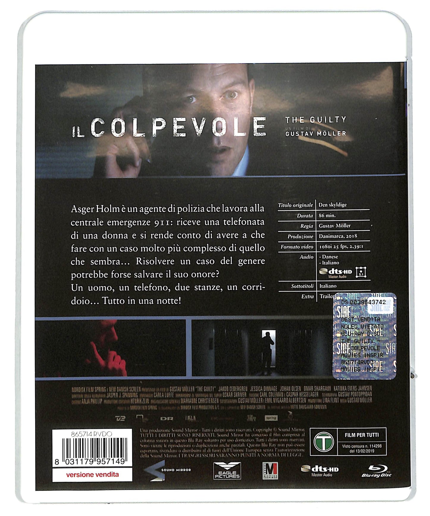 EBOND Il Colpevole - The Guilty BLURAY DB588125