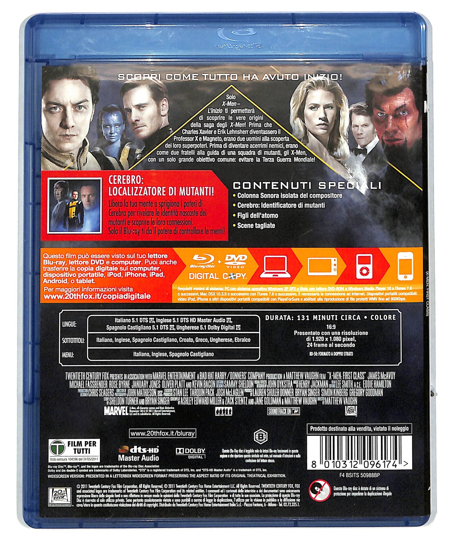 EBOND X-men - l'inizio BLURAY DB588147