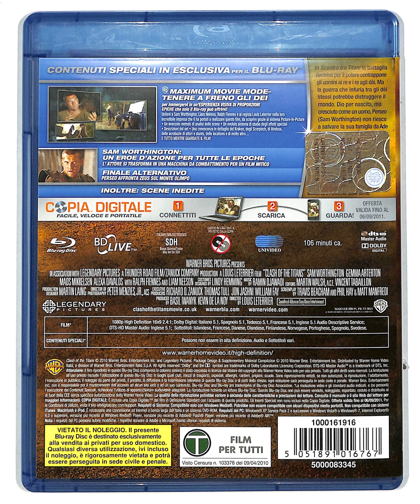EBOND Scontro Tra Titani BLURAY DB588148