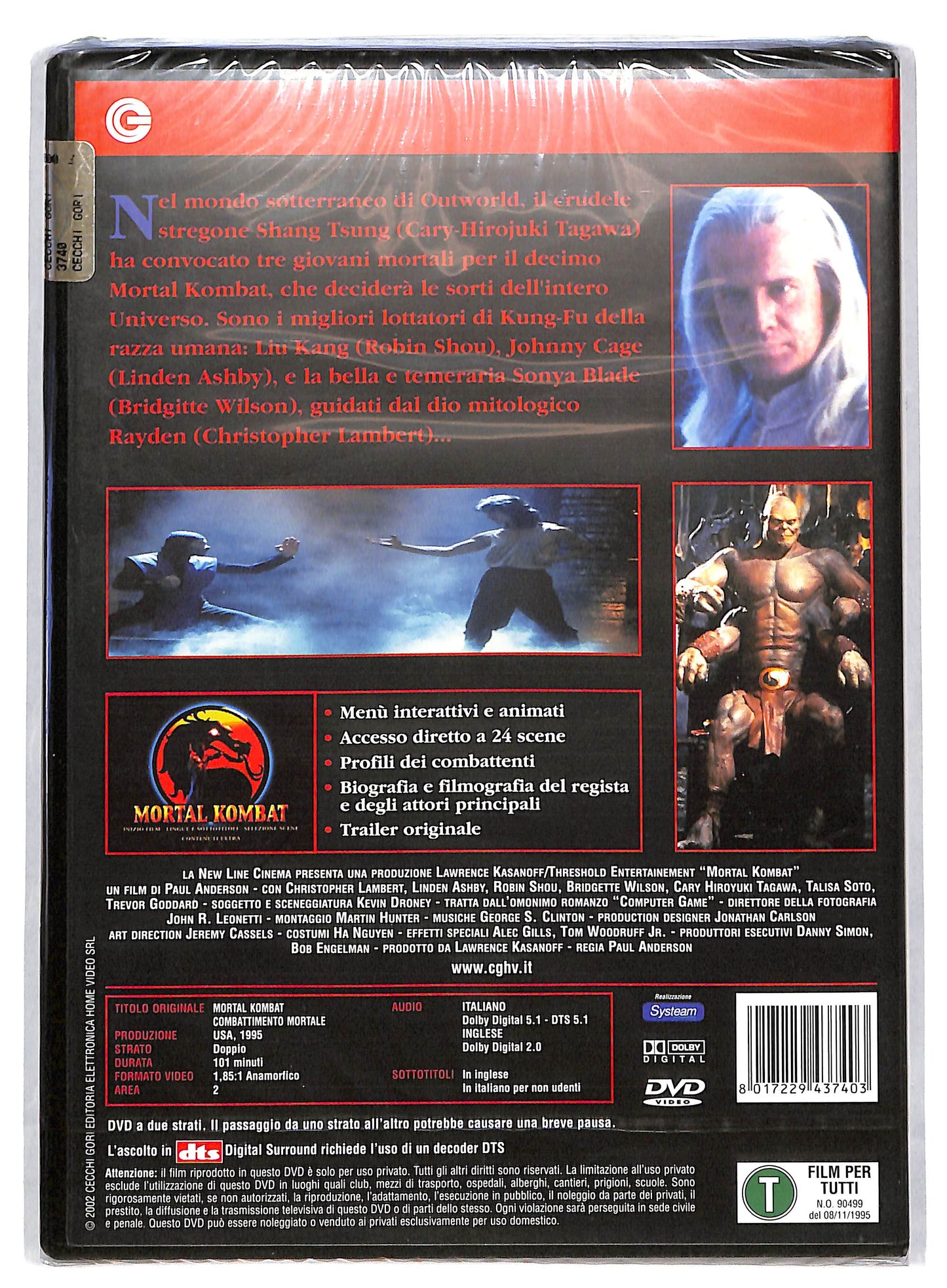 EBOND Mortal Kombat DVD DB588343