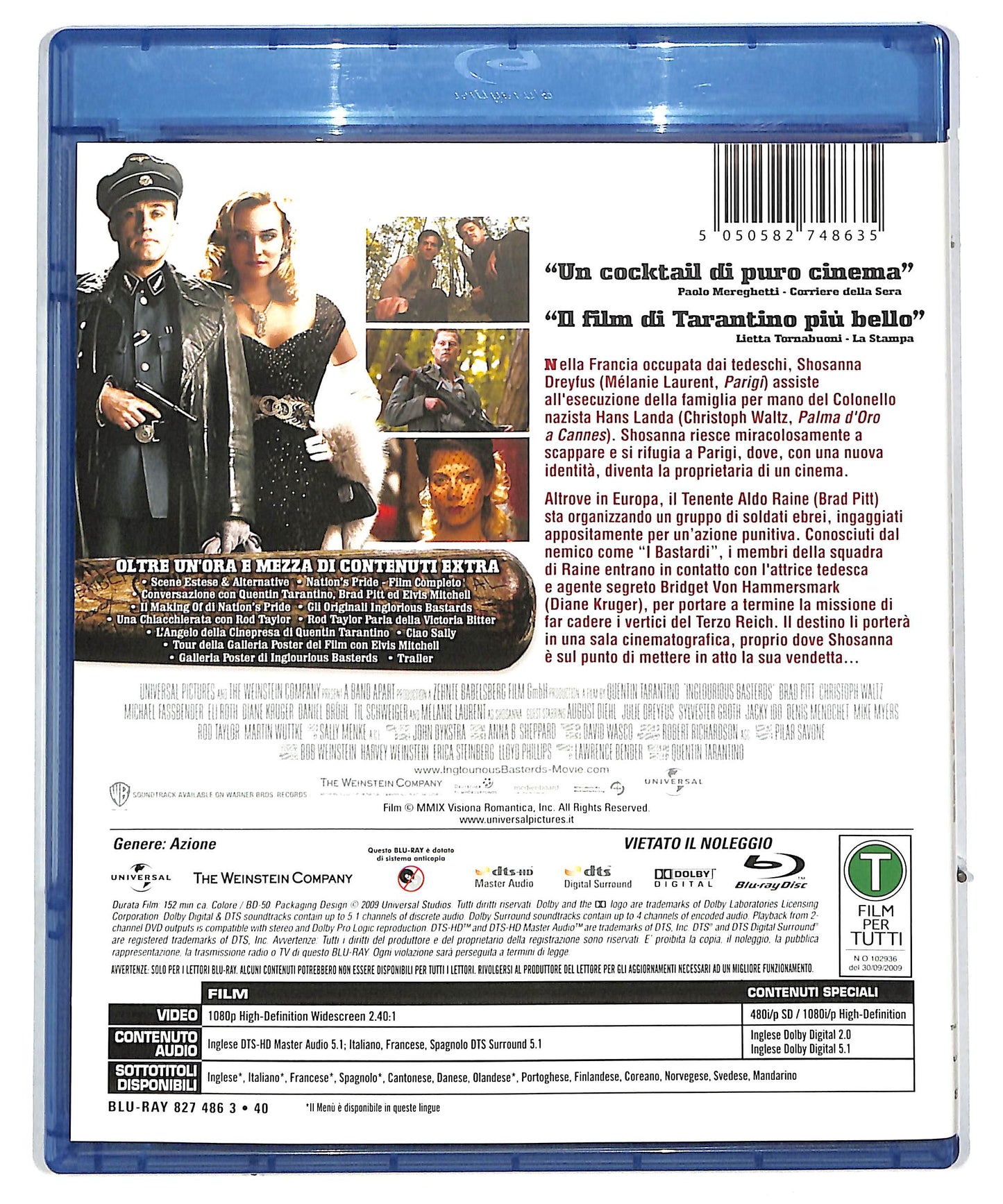 EBOND Bastardi Senza Gloria BLURAY DB588605