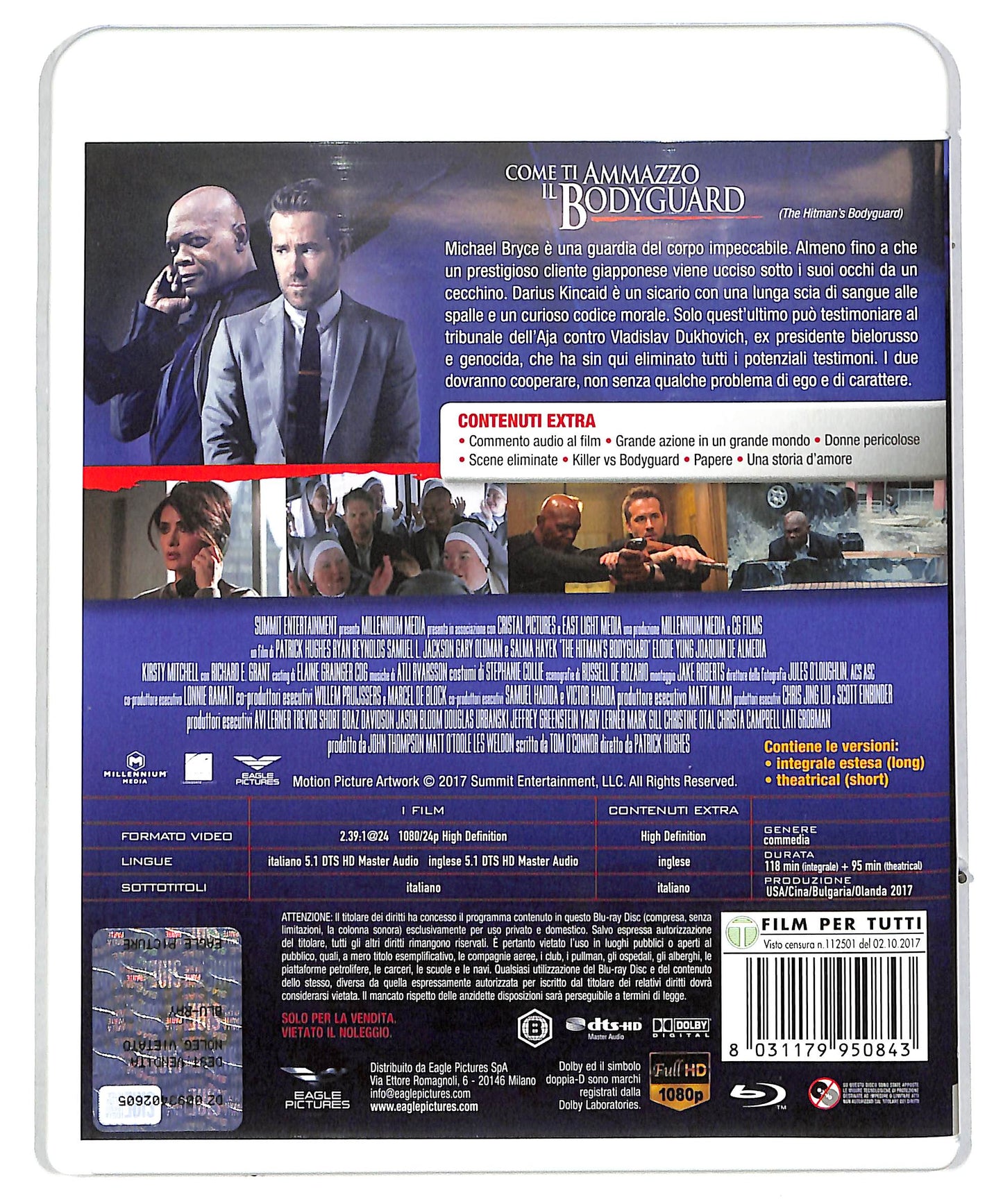 EBOND Come ti ammazzo il bodyguard BLURAY DB588634