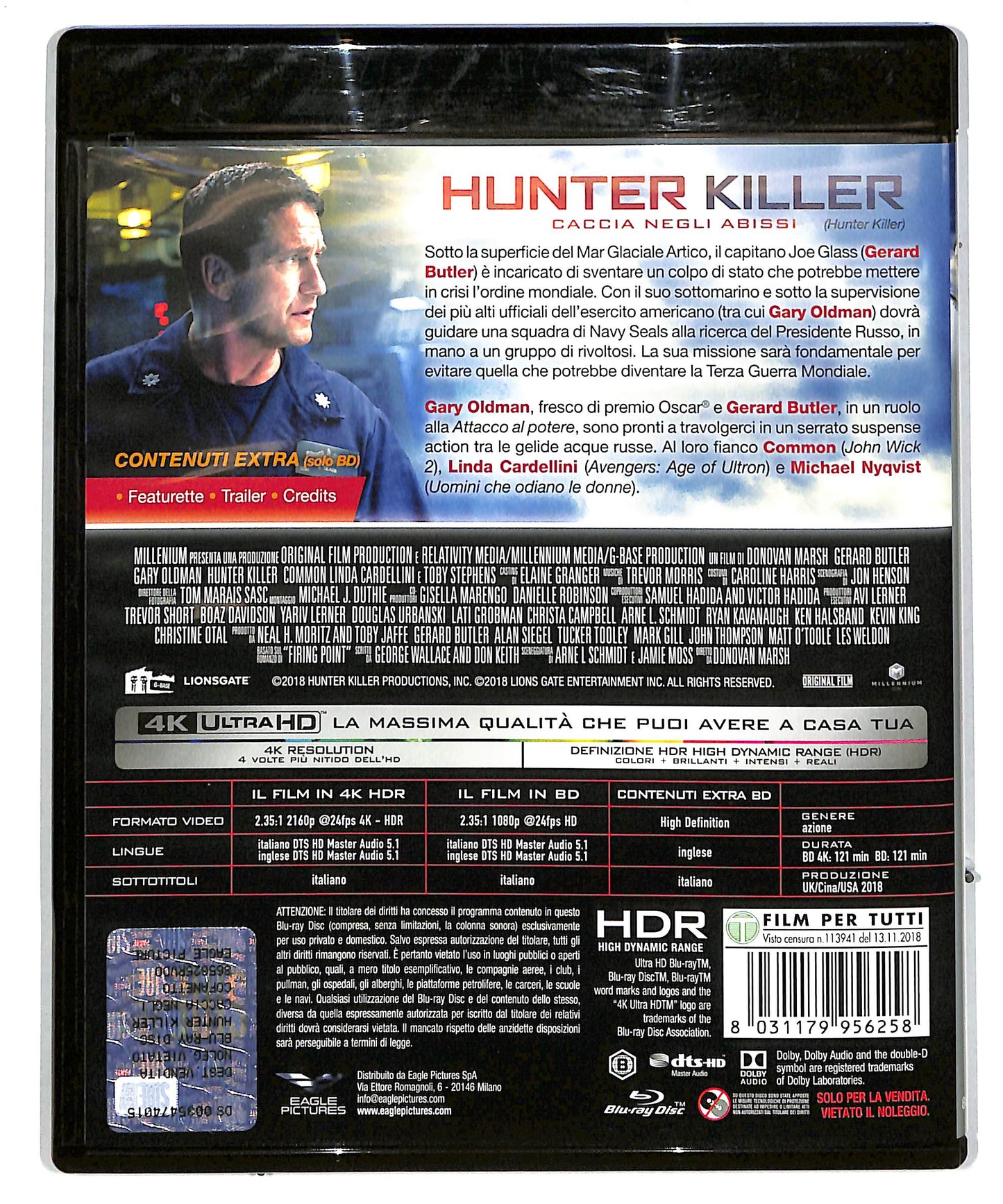 EBOND Hunter Killer - Caccia negli abissi BLURAY DB588651