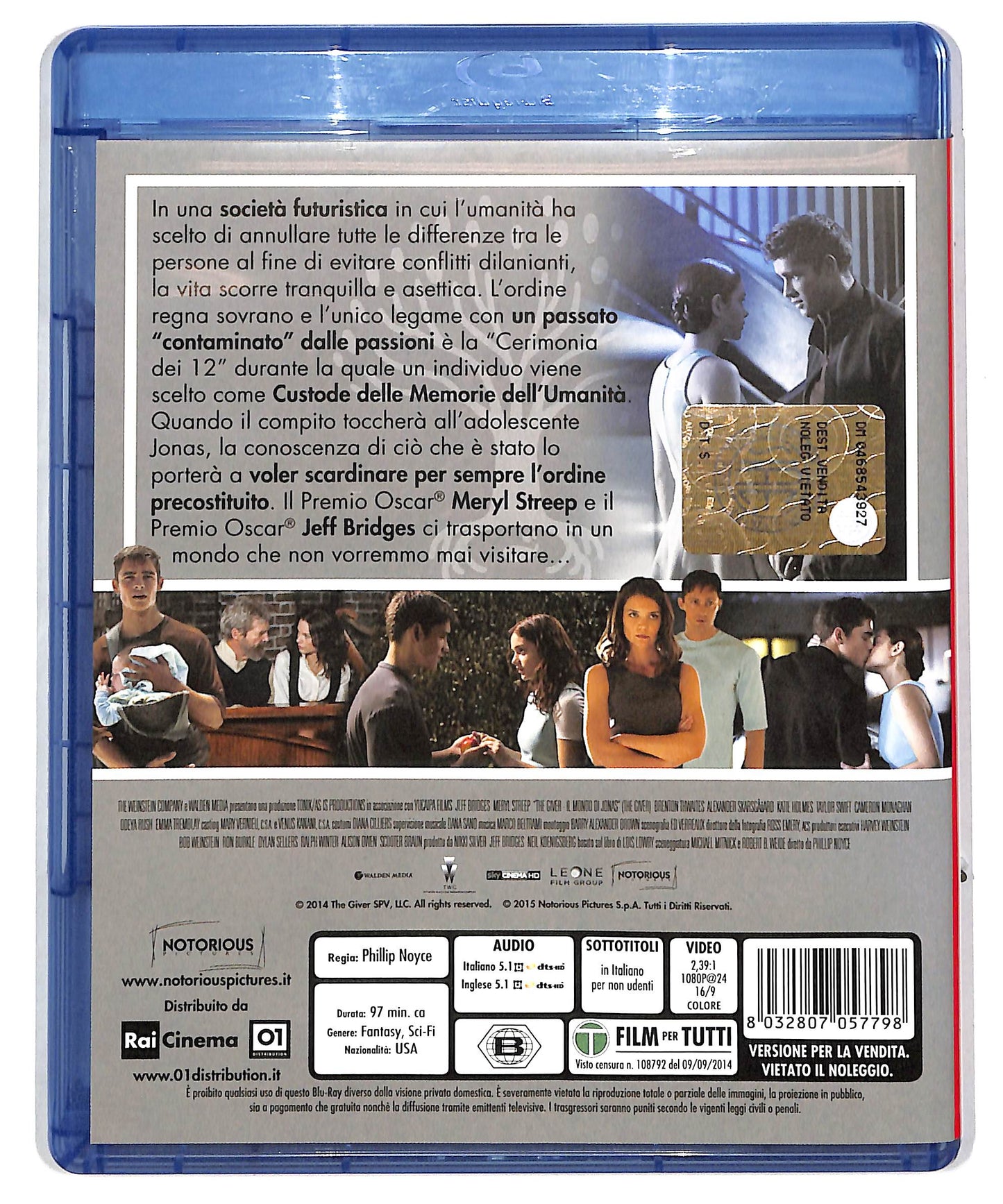 EBOND The giver - il mondo di jonas BLURAY DB589142