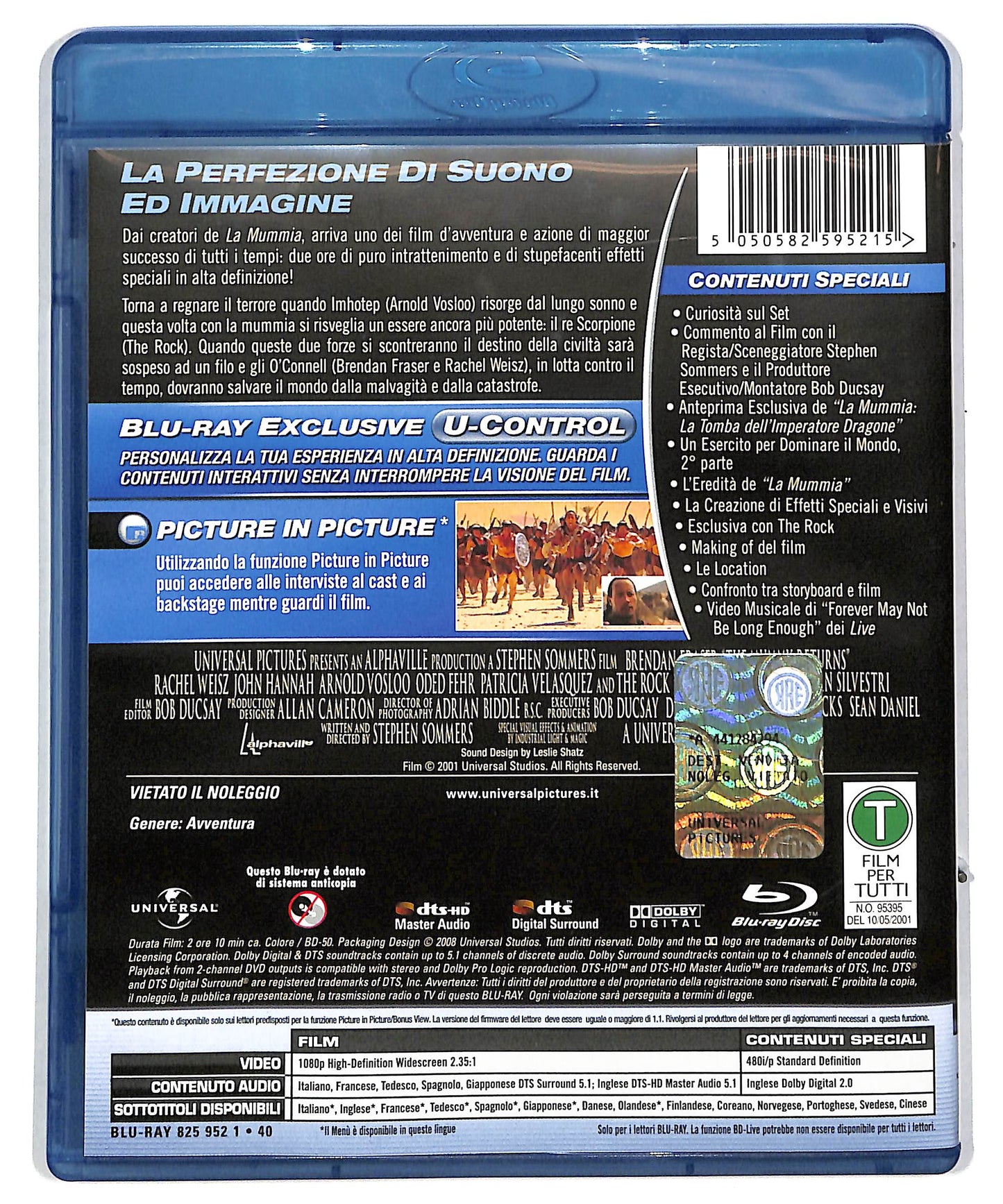 EBOND La Mummia - Il Ritorno BLURAY DB589164