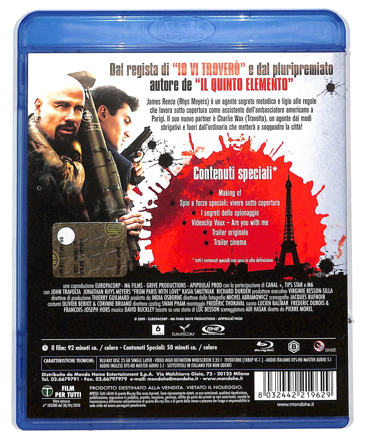 EBOND From Paris with love BLURAY DB589175