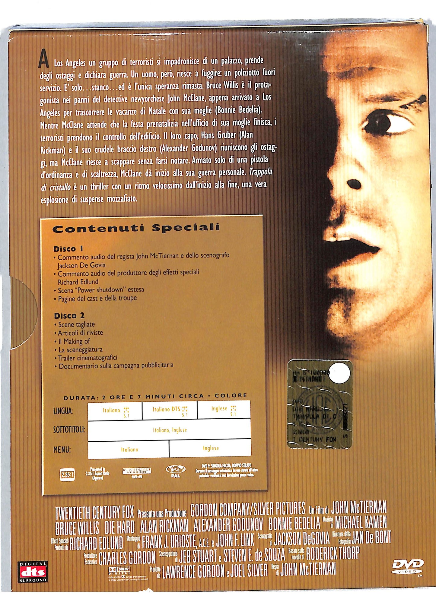 EBOND Die hard trappola di cristallo DIGIPACK EDIZIONE SPECIALE DVD DB589316