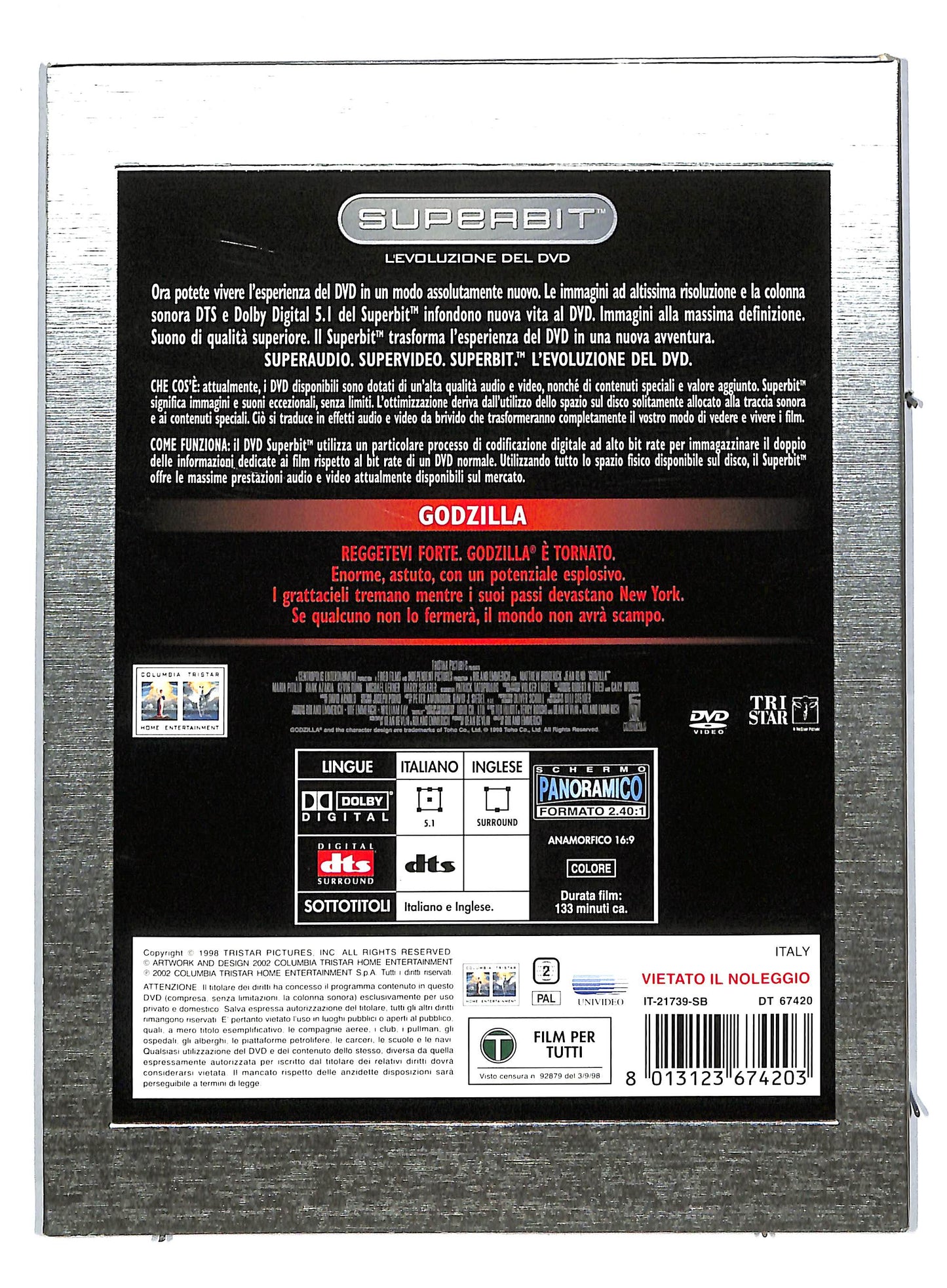 EBOND Godzilla DIGIPACK DVD DB589352