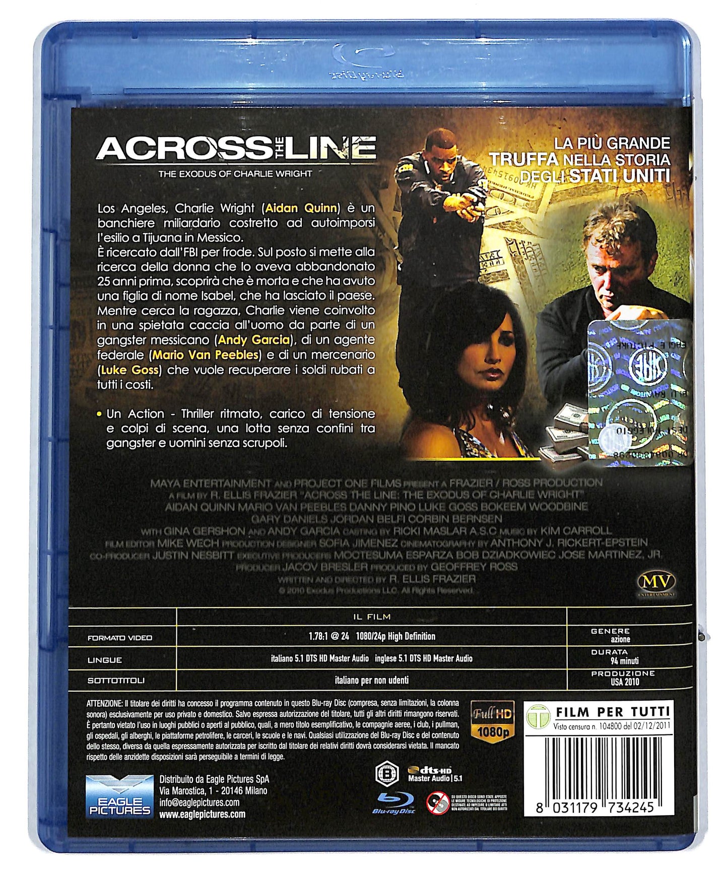 EBOND Across the Line NOLEGGIO BLURAY DB589429