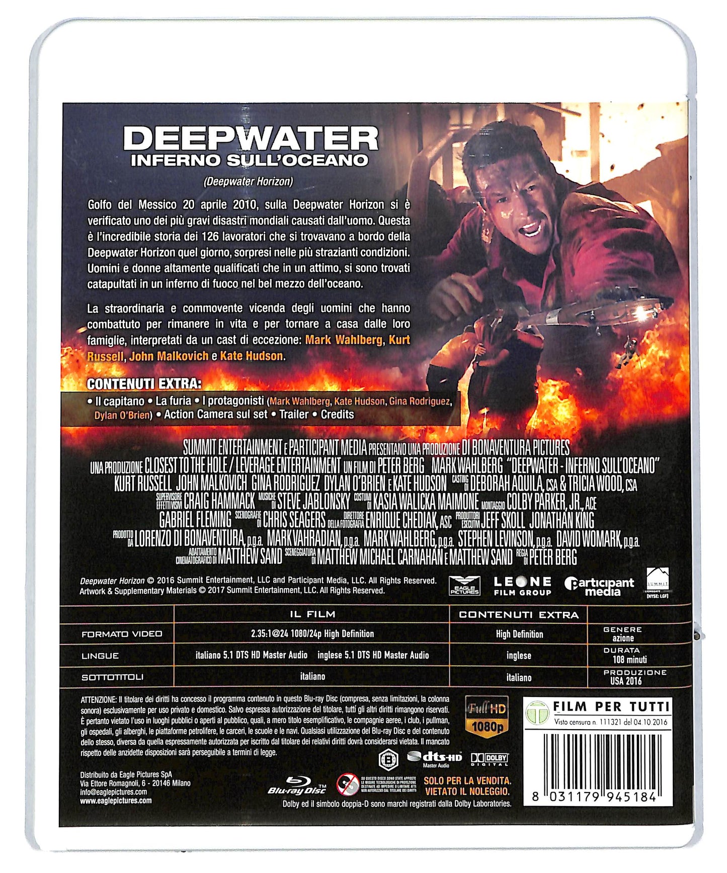 EBOND Deepwater - Inferno Sull'Oceano BLURAY DB589438