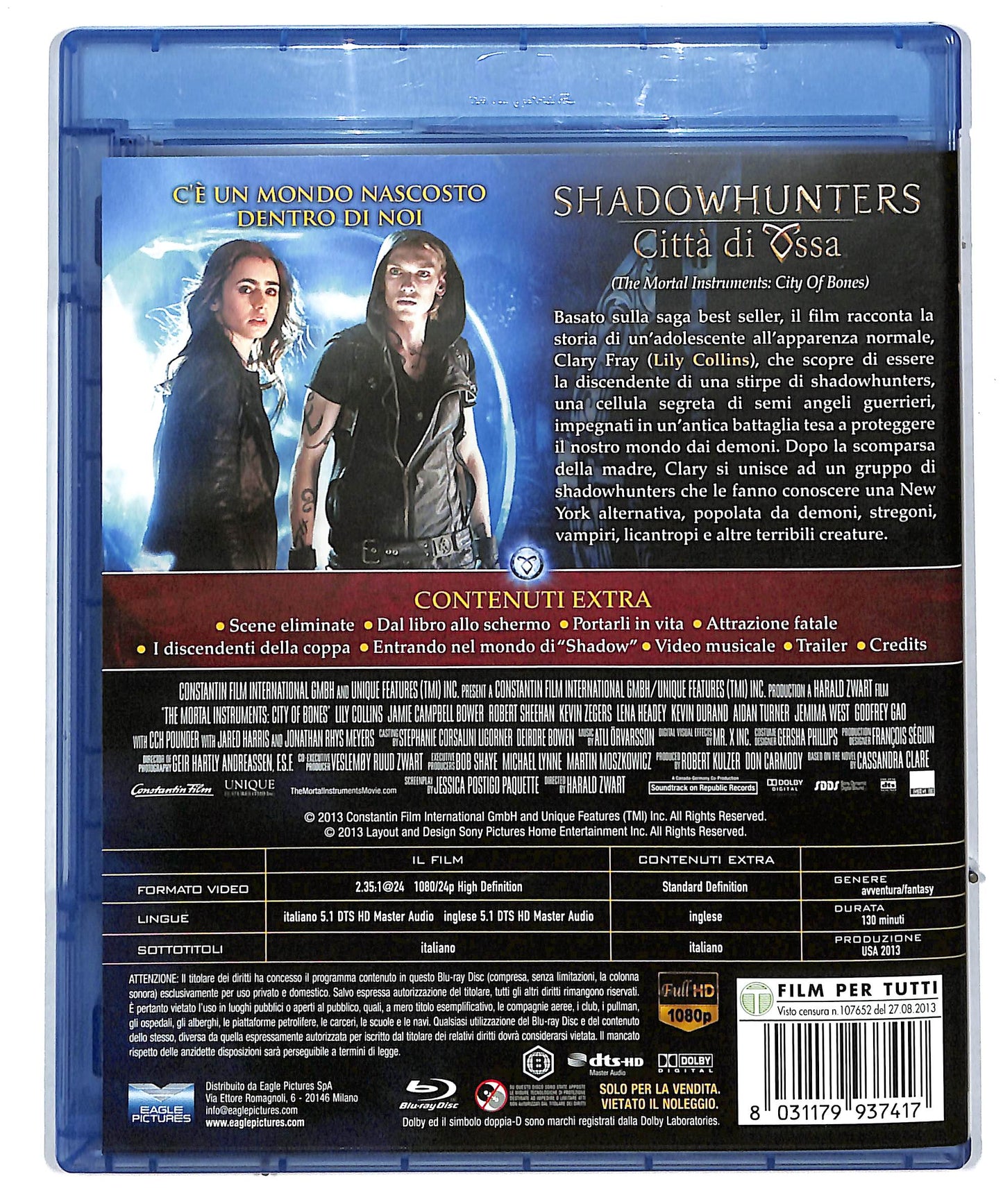 EBOND Shadowhunters - Citta di ossa BLURAY DB589465