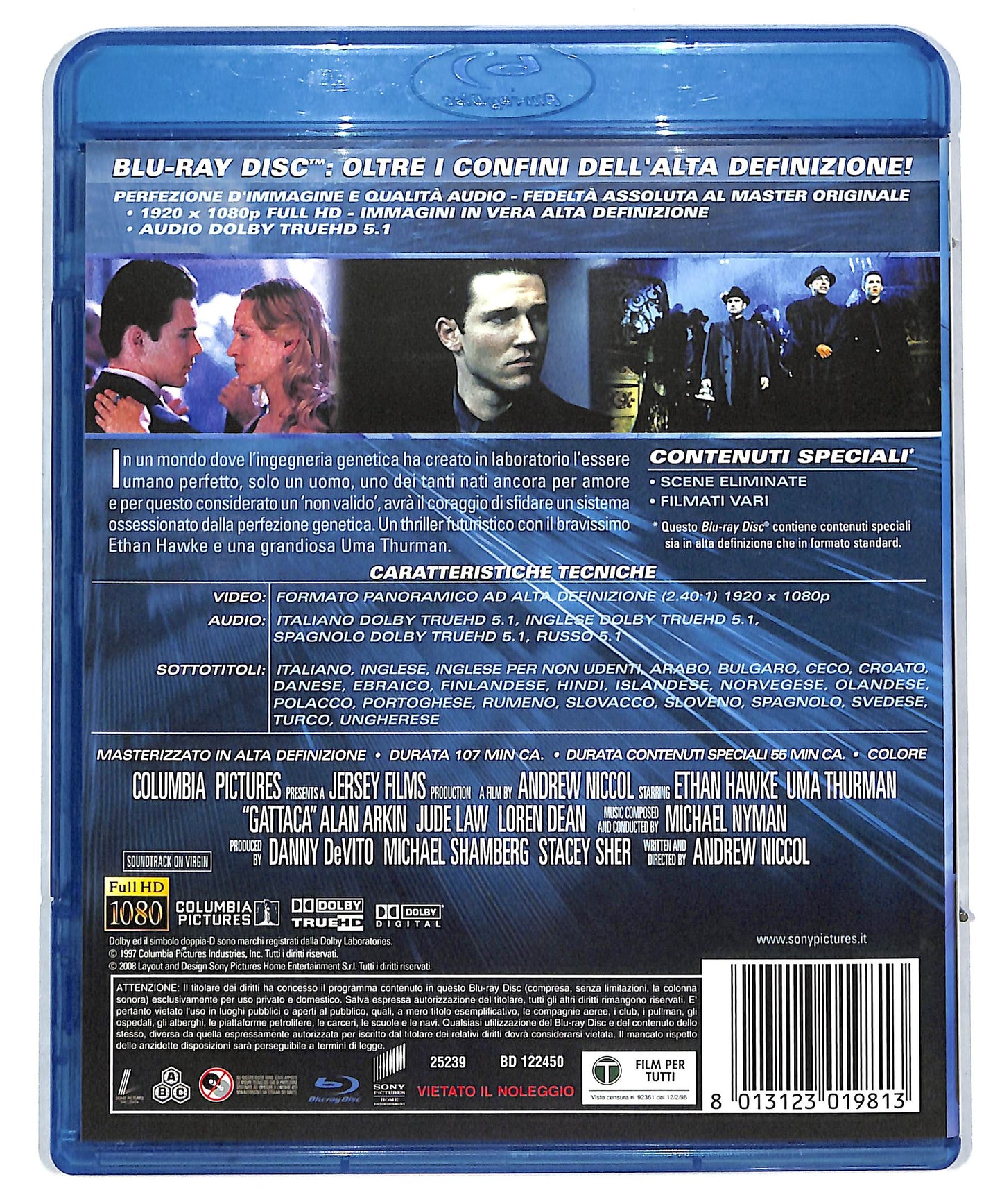 EBOND Gattaca - La porta dell'universo BLURAY DB590462