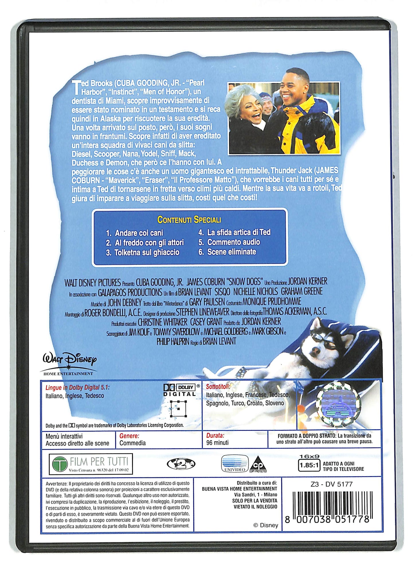 EBOND Snow Dogs - 8 cani sotto zero DVD DB590636