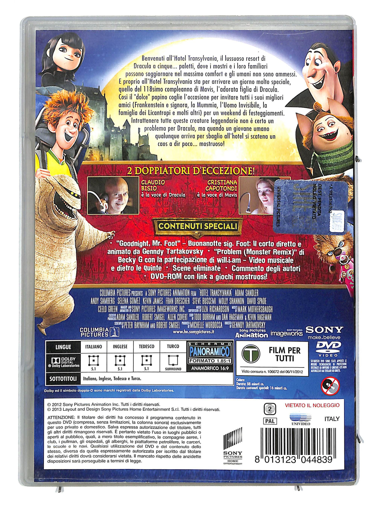 EBOND Hotel Transylvania - Slimcase DVD DB590802