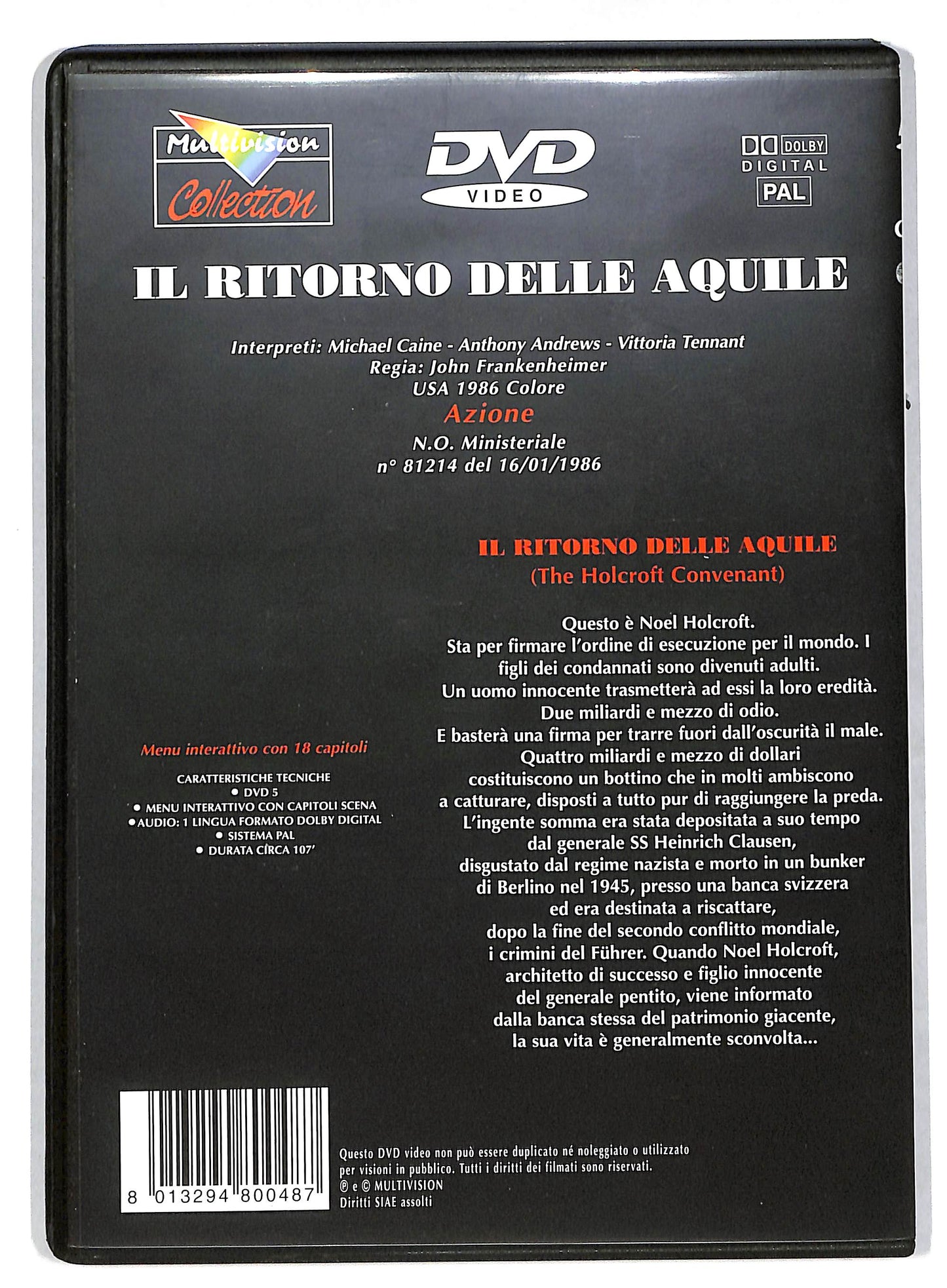 EBOND Il ritorno delle aquile DVD DB590830