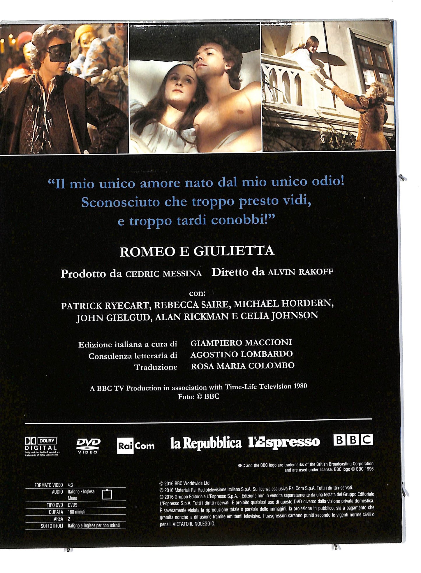 EBOND Romeo e giulietta - The shakespeare collection EDITORIALE DVD DB591105