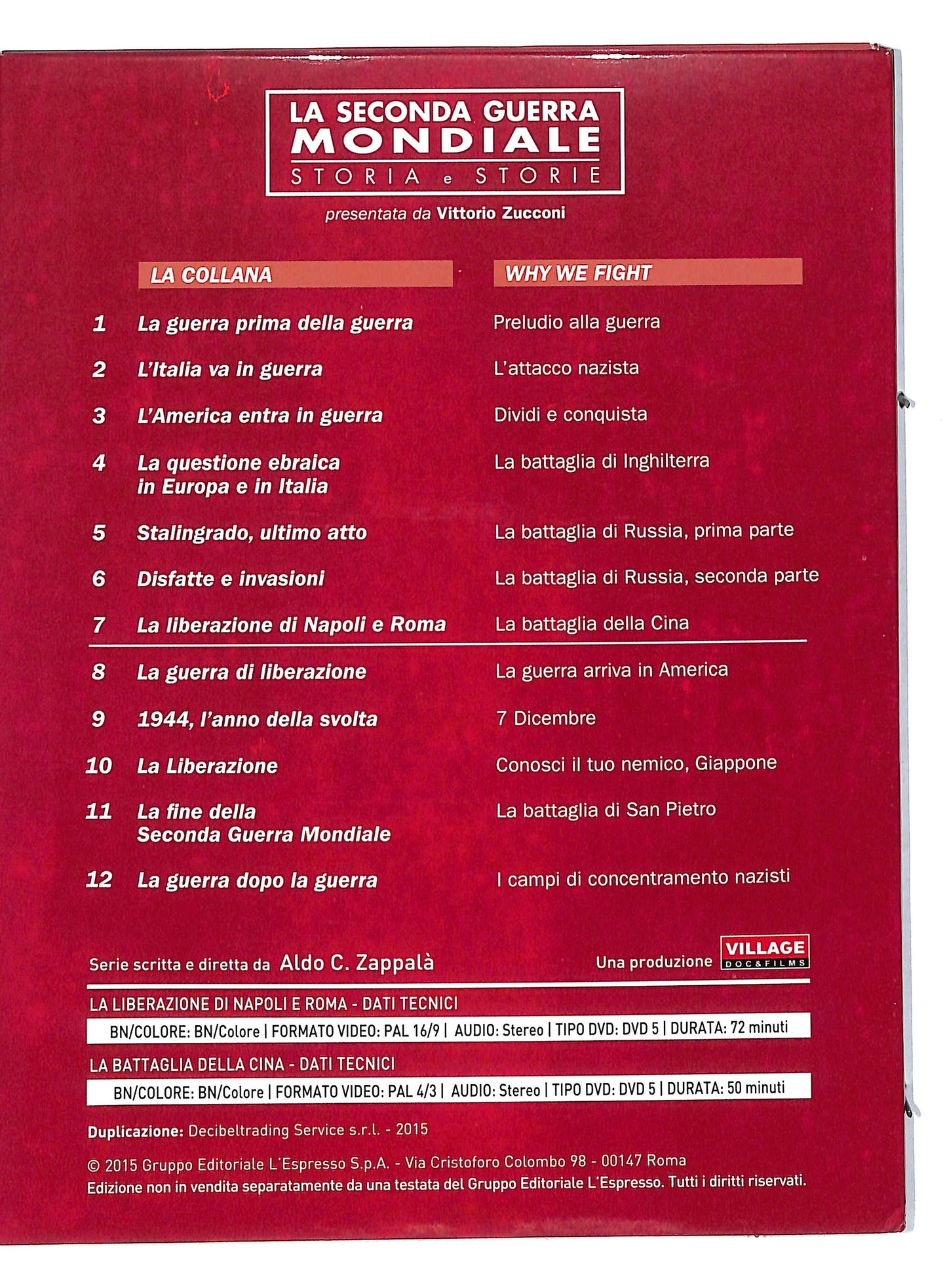 EBOND La liberazione di Napoli e Roma - La seconda guerra EDITORIALE DVD DB591117