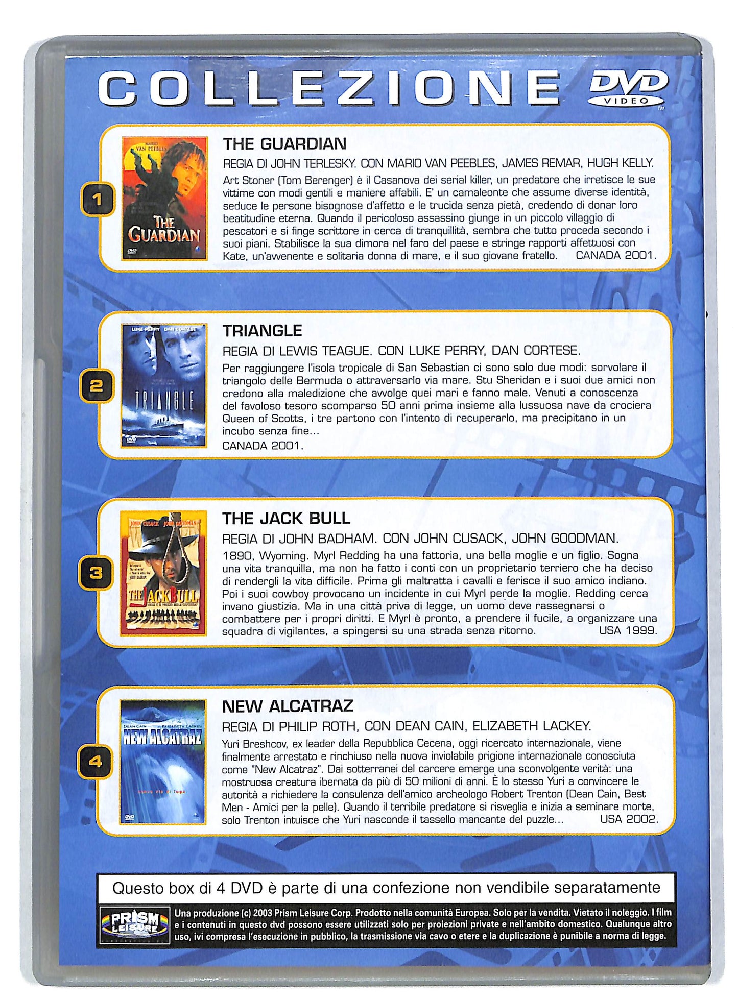 EBOND Collezione 4 film su 2 - Triangle - the guardian EDITORIALE DVD DB591120