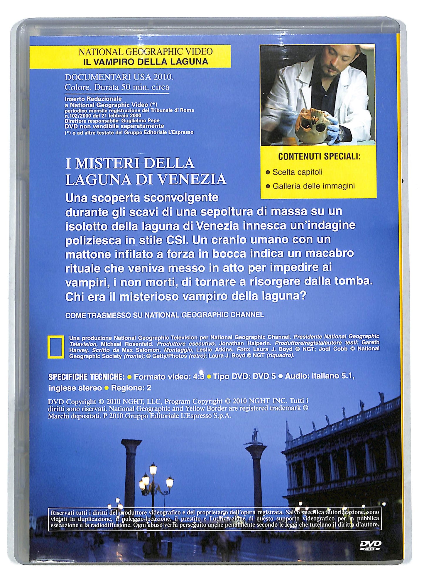 EBOND Il vampiro della laguna - National geographic EDITORIALE DVD DB591136