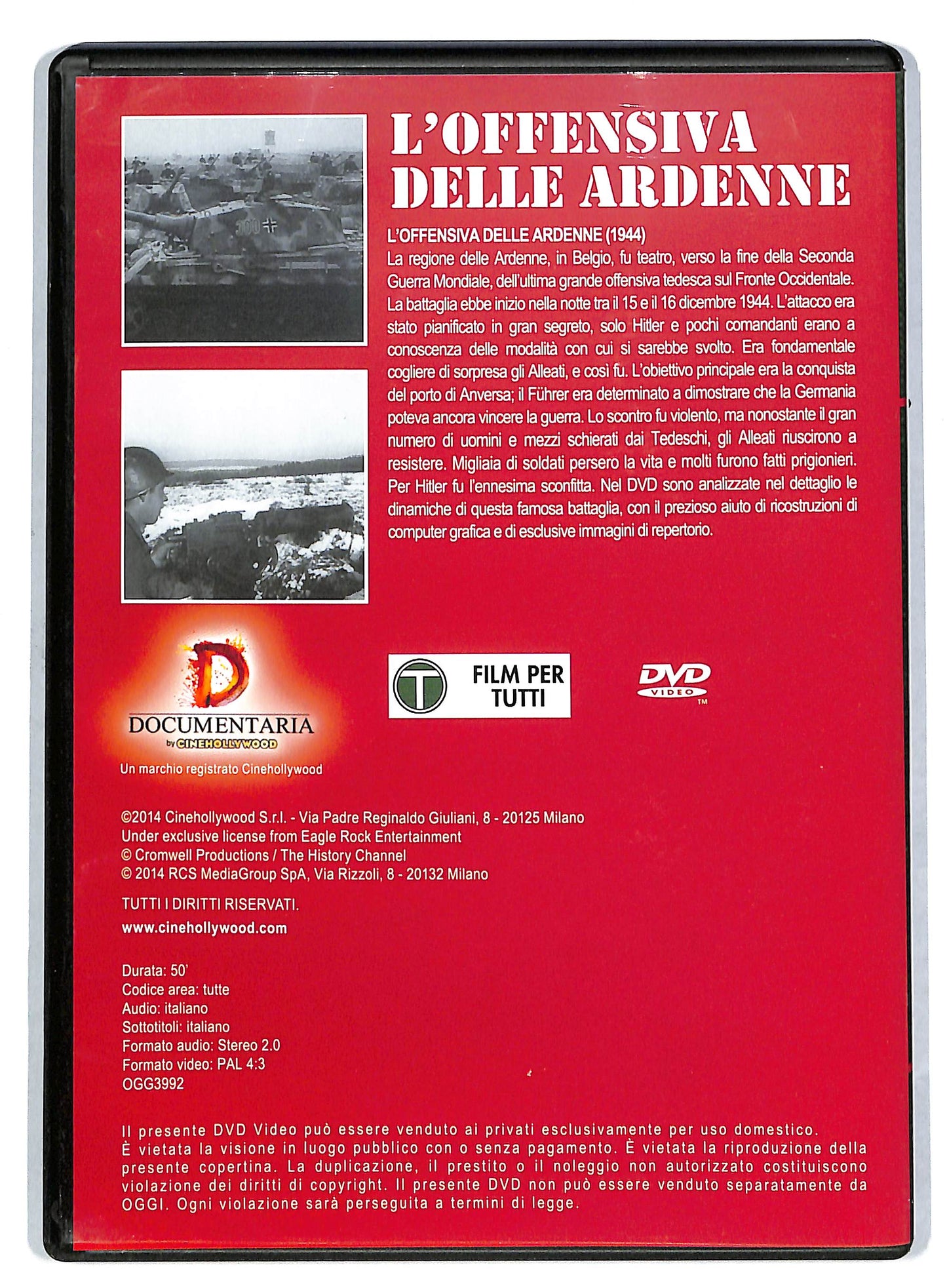 EBOND L'offensiva delle ardenne vol 5 EDITORIALE DVD DB591143