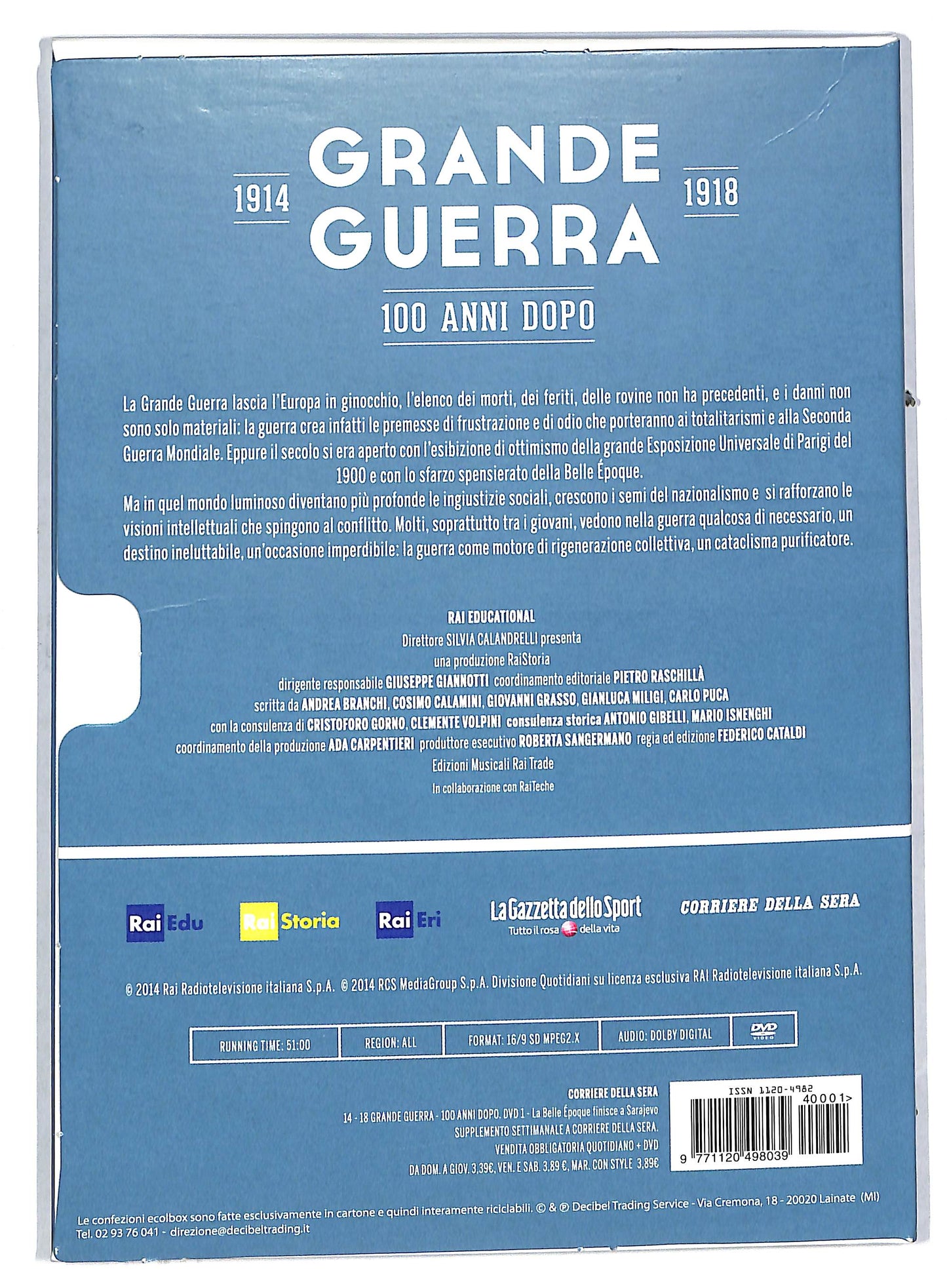 EBOND La belle e poque finisce a Sarajevo - Grande guerra EDITORIALE DVD DB591156