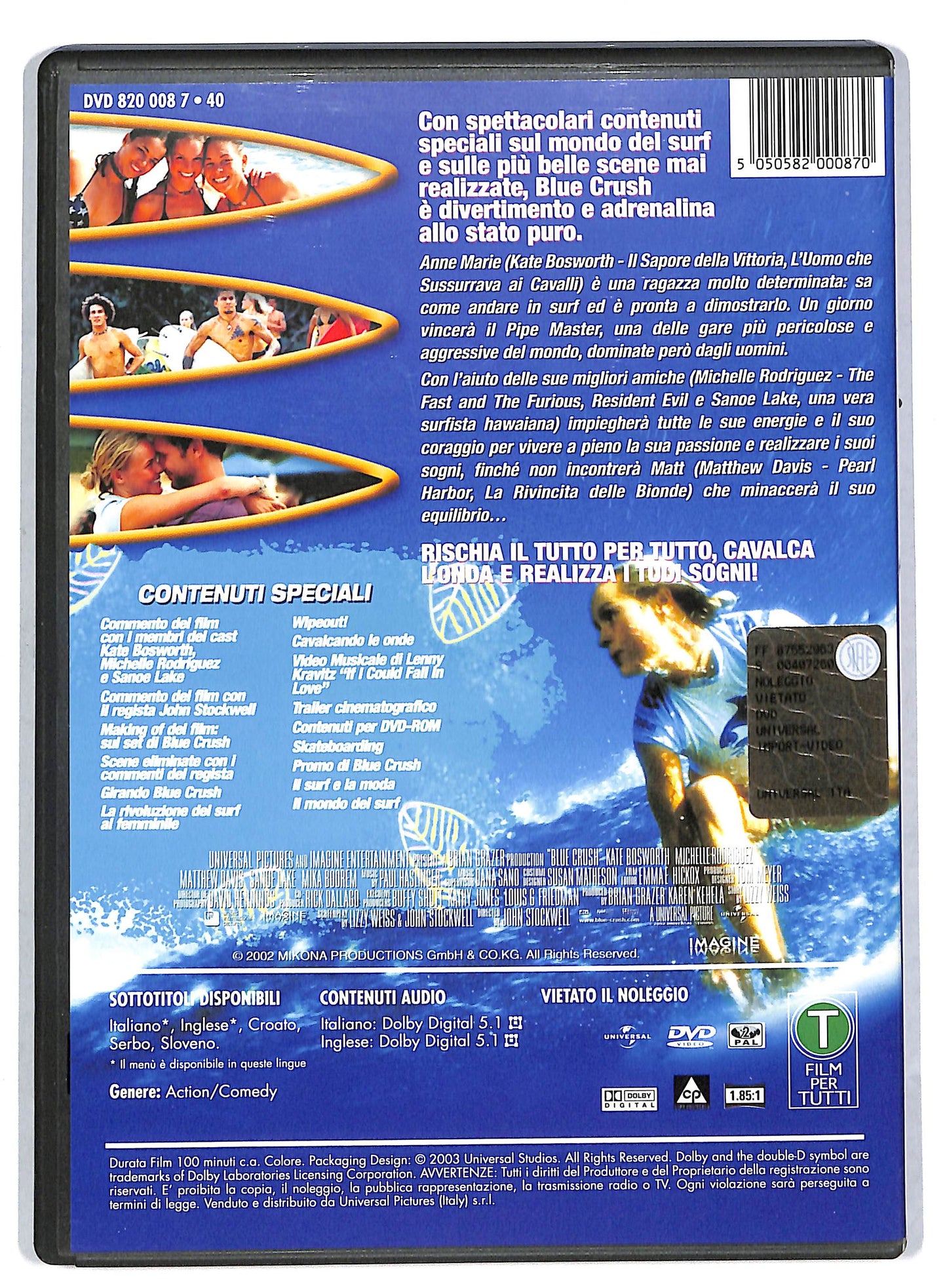 EBOND Blue crush DVD DB591157