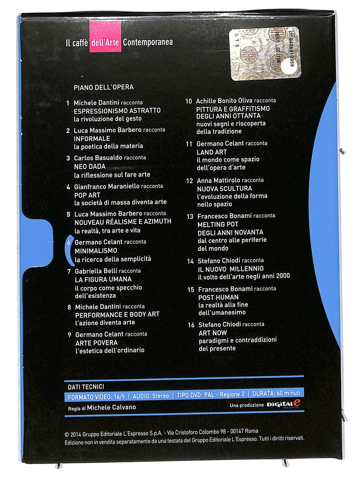 EBOND Il Caffe dell'Arte Contemporanea Vol 6 Slipcase EDITORIALE DVD DB591301