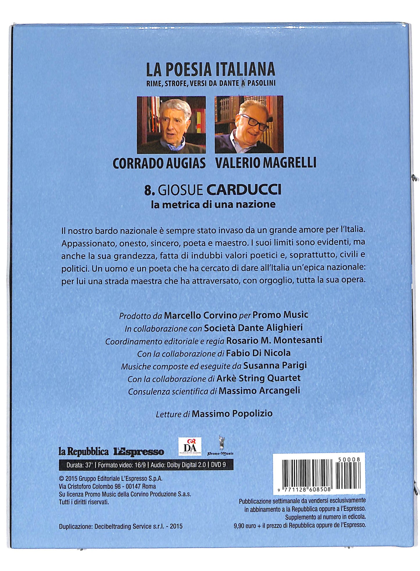 EBOND La poesia italiana vol 8 - la metrica di una naz EDITORIALE DVD DB591304