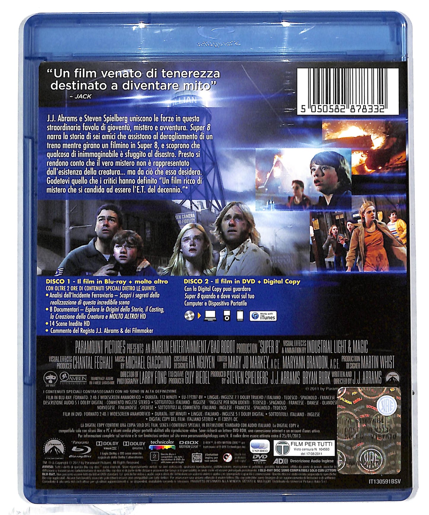 EBOND Super 8 (blu-ray + dvd + digital copy) BLURAY DB591384