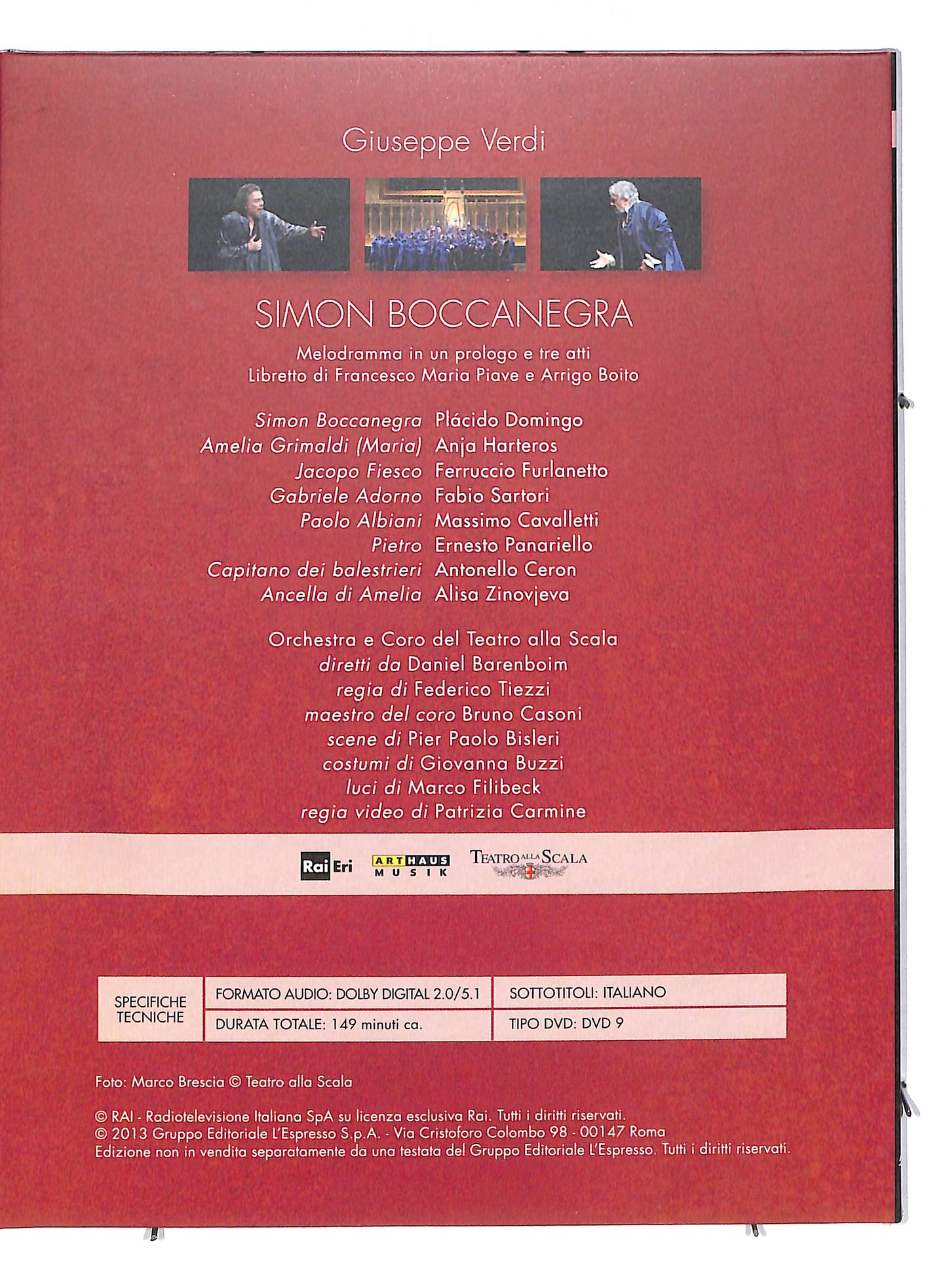 EBOND Viva Verdi 1813 - 2013 Simon Boccanegra EDITORIALE DVD DB591427