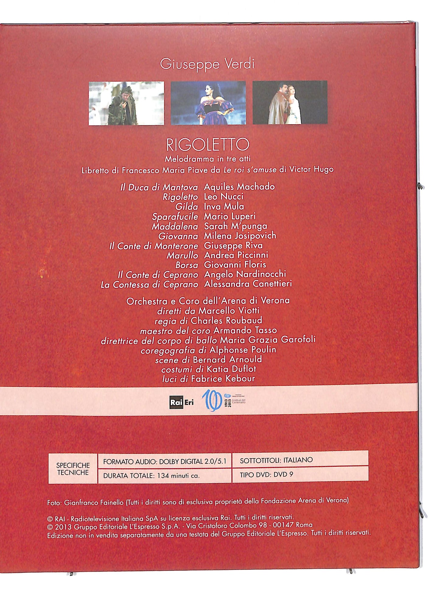 EBOND Viva Verdi 1813 - 2013 Rigoletto vol 11 EDITORIALE DVD DB591430
