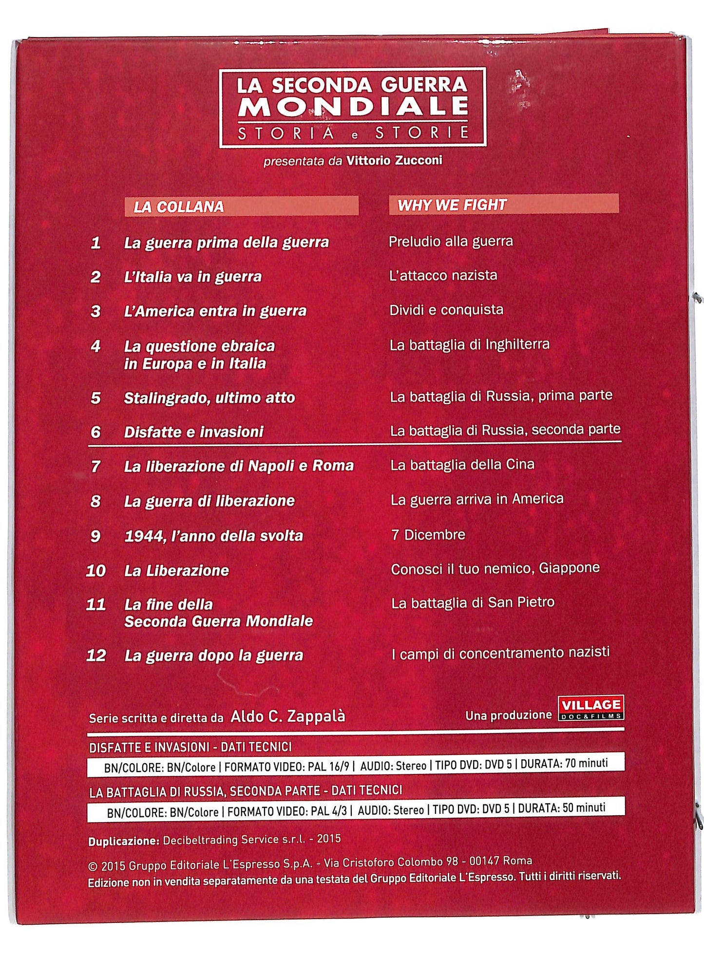 EBOND La seconda guerra mondiale - disfatte e invas EDITORIALE DVD DB591439