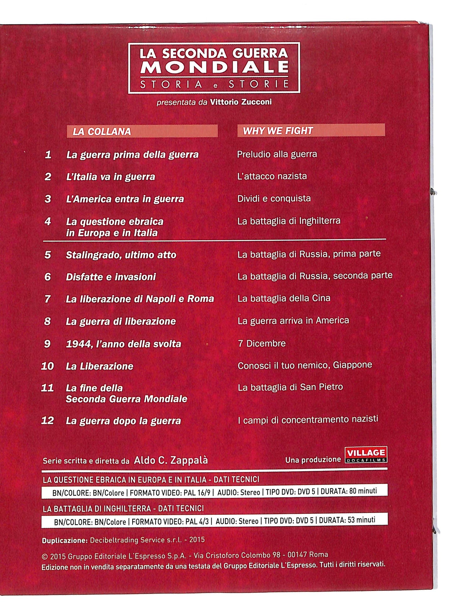 EBOND La questione ebraica in europa e in italia EDITORIALE DVD DB591441