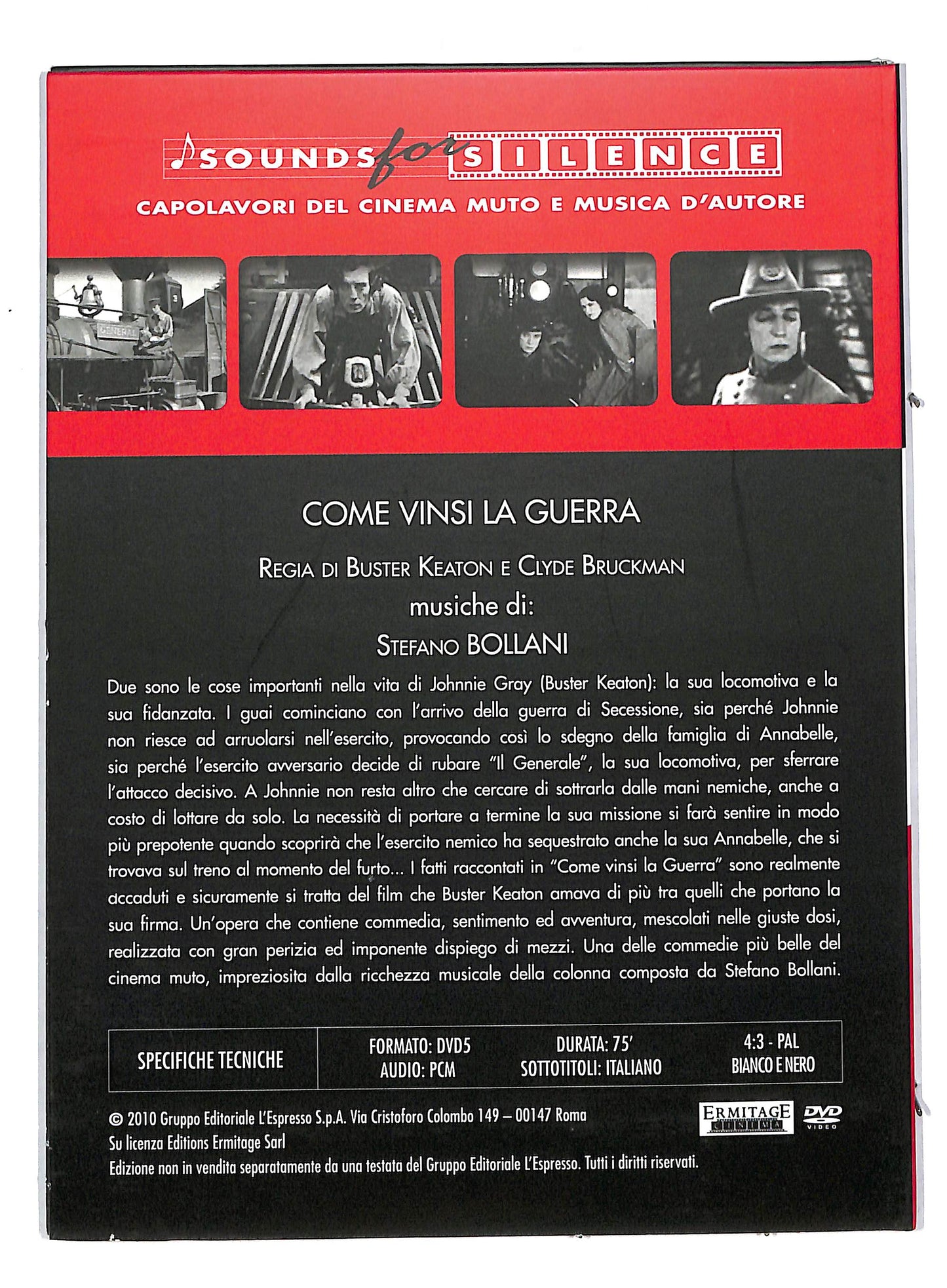 EBOND Come vinsi la guerra - sounds for silence EDITORIALE DVD DB591452