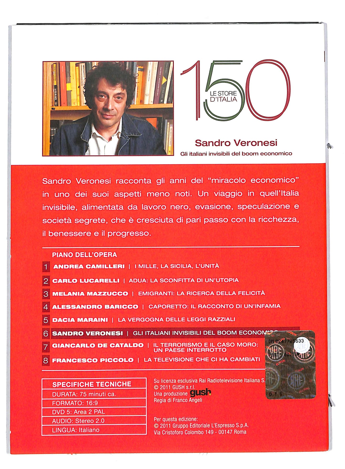 EBOND Sandro Veronesi - gli italiani invisibili del boom EDITORIALE DVD DB591458