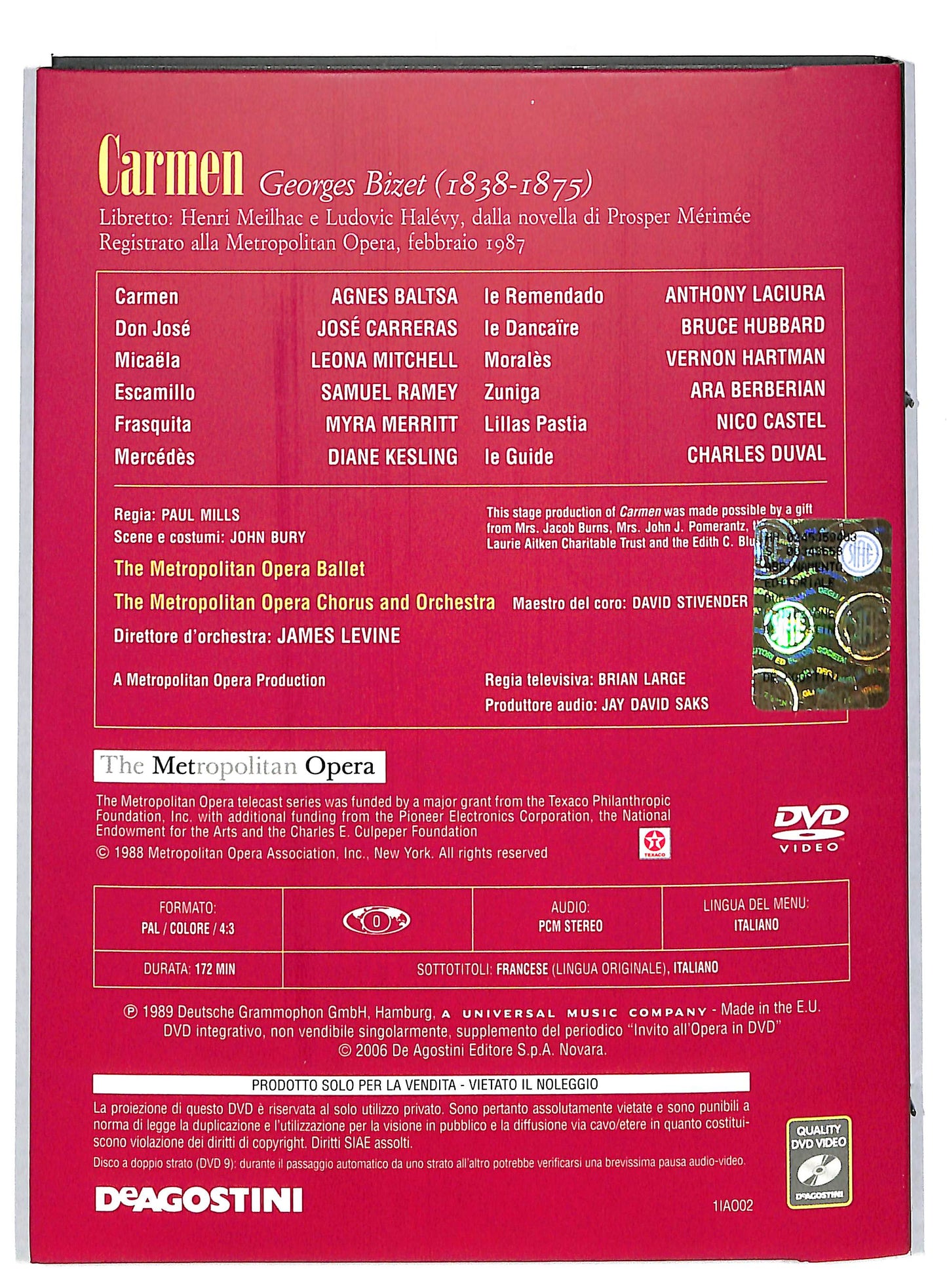 EBOND Invito all'Opera - Carmen volume 2 EDITORIALE DVD DB591462