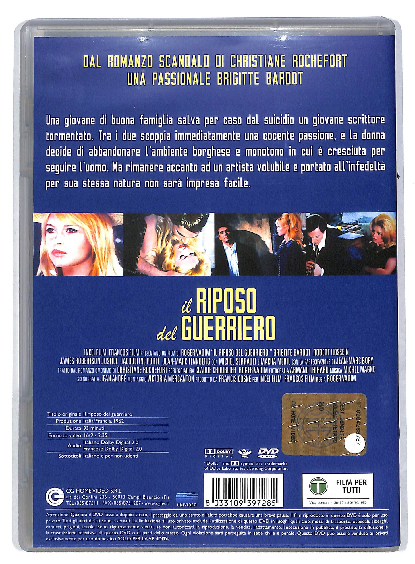 EBOND Il riposo del guerriero DVD DB591477