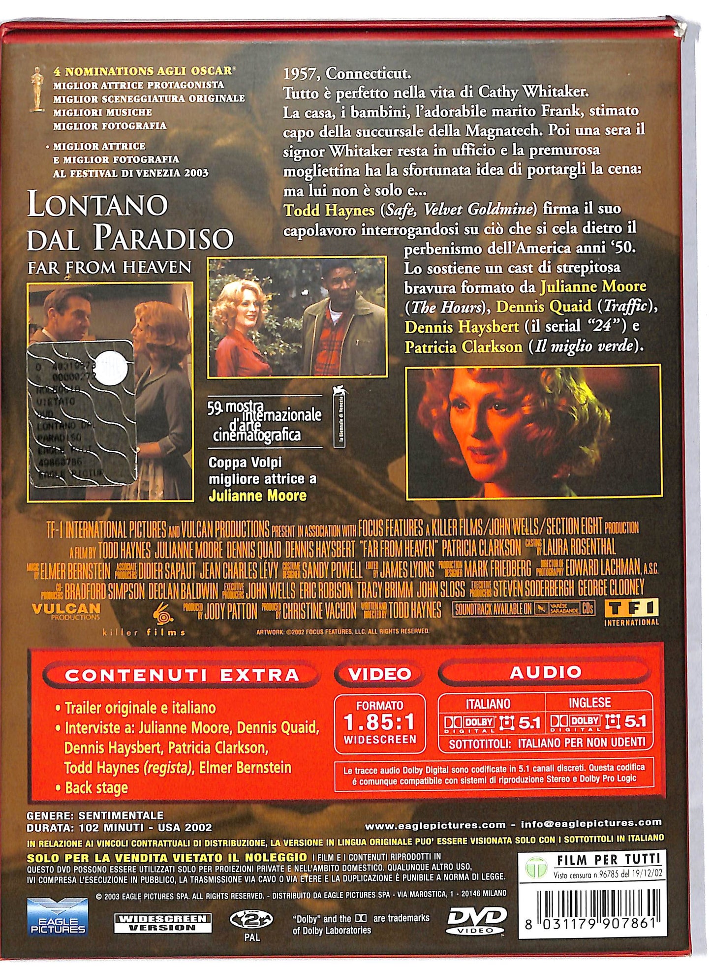 EBOND Lontano dal paradiso DIGIPACK DVD DB591487